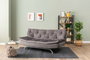 Atelier Del Sofa Rivo Sofá-Cama de 3 Plazas Gris